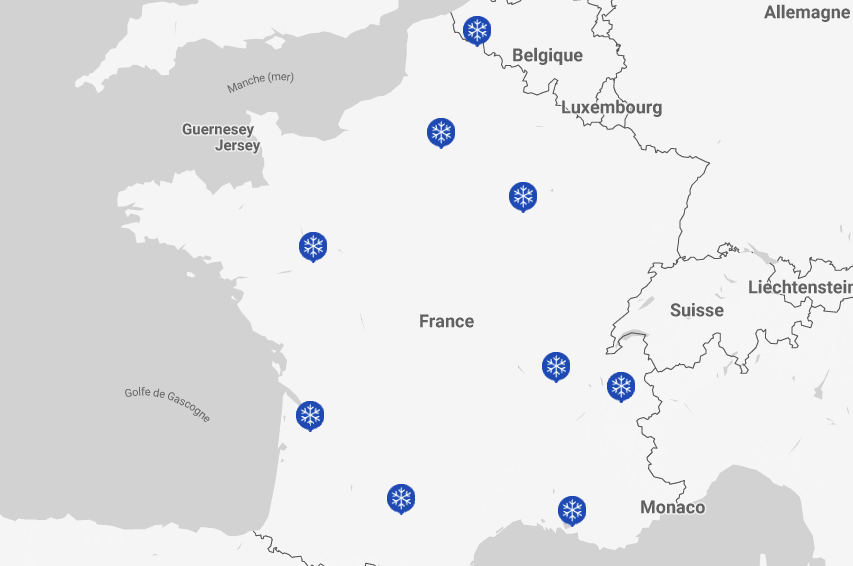 Centres de traitement des gros électroménager de froid