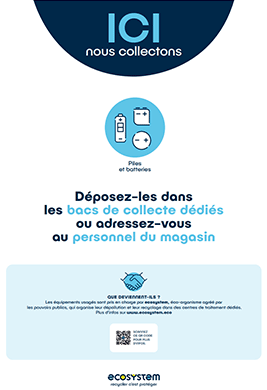 Affiche n°11 : Piles et batteries